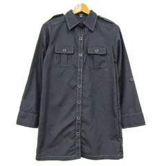ボッシュ シャツワンピース トップス 長袖 チュニック ベルト付き レディース 38サイズ ネイビー BOSCH 【中古】のサムネイル