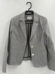 MACKINTOSH PHILOSOPHY ストライプ テーラードジャケット 40サイズ グレー系