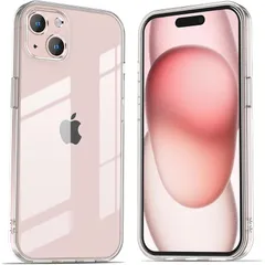 iPhone15 ケース アイフォン15 クリアケース いPhone15 透明カバー 極薄 アイホン15 カバー HD全透明 軽薄型 黄ばみにくい 指紋防止 すり傷防止 持ちやすい ワイヤレス充電対応 ストラップホール 0
