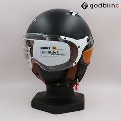 ZEALOT　ジルライド2 インナーシールドジェット　MATT BLACK/YELLOW　Mサイズ※女性・こどもベース　JR0019　ジェットヘルメット