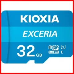 KIOXIA(キオクシア) 旧東芝メモリ microSD 32GB UHS-I Class10 (最大読出速度100MB/s) Nintendo Switch動作確認済 国内サポート正規品 メーカー5年 KLMEA032G
