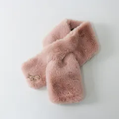 極美品 2020AW エムズグレイシー M'S GRACY フェイクファーティペット /ピンク エコファー ビジュー付き 【2400013885867】のサムネイル