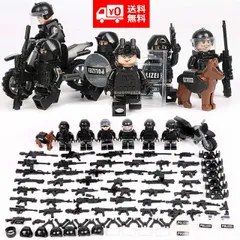 レゴ ブロック 互換 SWAT 特殊部隊 ミニフィグ 6体セット D225のサムネイル