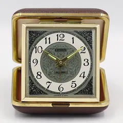 1241 シチズン CITIZEN 手巻式 ALARM 目覚まし時計置き時計