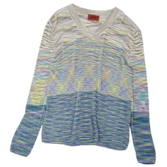 美品 ミッソーニ MISSONI ニット セーター ロングスリーブ 長袖 総柄のサムネイル