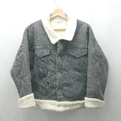 ◇ ⊇ mystic 無地 長袖 ボアジャケット サイズ表記なし グレー系 レディース メンズ E  【1507030000486】