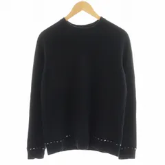 希少　VALENTINO　パンチング ハトメスタッズ　スウェット　トレーナー　M 希少VALENTINOパンチング ハトメスタッズスウェットトレーナーM
