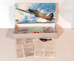 ハセガワ　プラモデル　陸軍三式戦闘機　飛燕　1/72　074