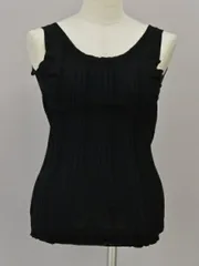 ノーブル NOBLE 【ADAWAS】 PLEATED STITCH タンクトップ Fサイズ ブラック レディース j_p ad2023 F-S4331のサムネイル
