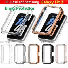 サムスンギャラーシーウォッチストラップケース ダイヤモンドクリスタルバンパー 保護カバー fit3 samsung galaxy fit3用スクリーンプロテクター