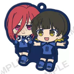 【中古】ストラップ 蜂楽廻＆千切豹馬 「ブルーロック カプセルラバーストラップ デュオコレ」