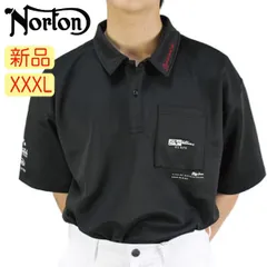 【新品・未使用】ノートン 半袖ポロシャツ 212N1212 XXXLサイズ メンズ DRY ベーシック ドロップショルダー ポケ付き ポロ 吸水速乾 オーバーサイズ ゴルフシャツ ポロシャツ Norton