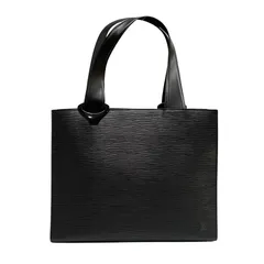 極 美品 LOUIS VUITTON ルイヴィトン エピ ジェモ ロゴ レザー 本革 トートバッグ ビジネスバッグ ノワール A4収納可能 4kmh276-9