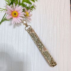 【アウトレット価格】 No.2 スマホ ハンド ストラップ  インド刺繍リボン