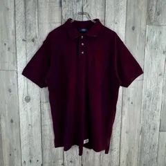 Dickies ディッキーズ 半袖 鹿の子 ポロシャツ バーガンディ TEE L