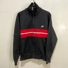 ☆80s☆NIKE☆ナイキ☆紺タグ☆トラックジャケット☆ジャージ☆日本製☆ブラック☆M☆D24M