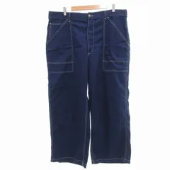 デニム&サプライ ラルフローレン DENIM & SUPPLY RALPH LAUREN ペインターパンツ アンクル丈 ホワイトステッチ 18 紺 ネイビー /UOのサムネイル