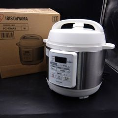 【美品】電気圧力鍋 圧力鍋 3L 低温調理可能 アイリスオーヤマ PC-EMA3-W
