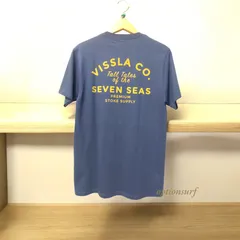 【新品】VISSLA  プレミアムストーク プレミアムポケットティー　NVYのサムネイル