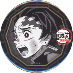 【中古】バッジ・ピンズ 竈門炭治郎(左向き) 57mm缶バッジ 「劇場版 鬼滅の刃 無限列車編×ufotable DINING 第2期」 お楽しみくじ景品