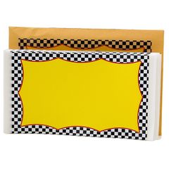 Egg ShellブランクステッカーRacing Checkers●50枚入り