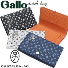 カステルバジャック クラッチバッグ CASTELBAJAC メンズ レザーGallo ガロ レザー メンズバッグ ハンドバッグ クラッチ バッグ 手持ち 長財布 本革 牛革 男性 鞄 レディース カジュアル ブラック 黒 通勤 仕事 コンパクト 【CPT】