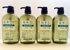 昆布シャンプー 4本セット【昆布&馬油配合】