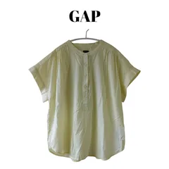 GAP ギャップ コットン ブラウス M イエローのサムネイル