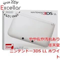 [bn:4] ニンテンドー3DS LL ホワイト　SPR-S-WAAA　タッチペンなし・液晶画面いたみ 元箱あり