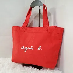 アニエスベーボヤージュ agnes b. VOYAGE キャンバス ミニトートバッグ ハンドバッグ スカーレット 5667526e20251010