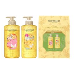 エッセンシャル プレミアム バリアシルキー&スムース ポンプセット 金木犀の香り 900ml