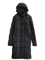 【お得なクーポン配布中!】 US企画 ノースフェイス ロング ダウン コート レディース M / The North Face アウトドア パーカー ジャケット 550フィル キルティング 黒