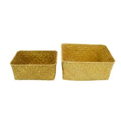 ハワイアン＊ラウハラ＊カゴ＊バスケット＊箱＊ケース＊プレゼント