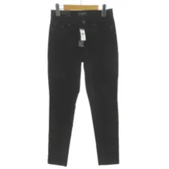 バナナリパブリック BANANA REPUBLIC パンツ スキニー SKINNY ベロア 起毛 ストレッチ コットン混 ブラック 黒 26