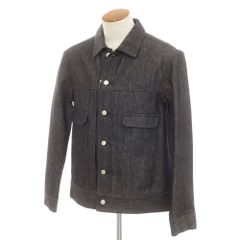 中古】ル タヌア LE TANNEUR 型押しレザー ブリーフケース マルーン  