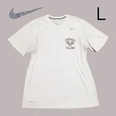 古着　ナイキプリントTシャツ半袖Ｌホワイト swh0199