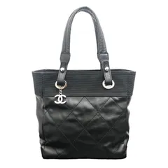 シャネル CHANEL パリビアリッツPM A34208 ブラック シルバー金具