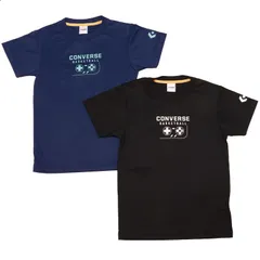 CONVERSE コンバース CB451352 Jr.プリントTシャツ Tシャツ 半袖 ジュニアサイズ バスケット 吸汗速乾
