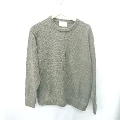 ◇ ⊇ URBAN RESEARCH DOORS 長袖 ニット セーター サイズ38 グリーン系 レディース E  【1409100046564】