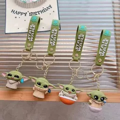 star wars スターウォーズ ベビーヨーダ 4種類 4個セット キーホルダー ストラップ