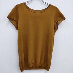 45R/45rpm OGアイスコットンTシャツ 定価17600円 3 半袖 カットソー ブラウン レディース フォーティーファイブアールピーエム【中古】4-0603S♪