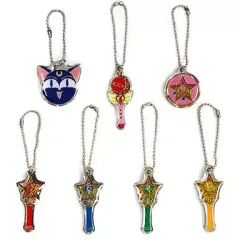 【中古】キーホルダー・マスコット(キャラクター) 全7種セット 「美少女戦士セーラームーンR メイクアッププレート」