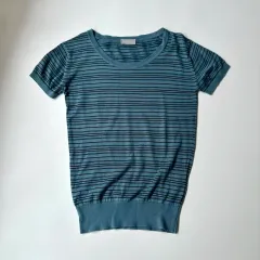 MARGARET HOWELL(マーガレットハウエル) margaret howell ストライプ 半袖 ニット