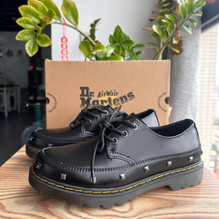 Dr. Martens 1461 スタッズ低筒3穴マーチンシューズ メンズ真皮シンプルブラック 3穴カジュアルシューズ