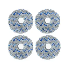 エコバックス ECOVACS DEEBOT X1 TURBO OMNI 交換用 モップ 消耗品 アクセサリー 4枚 互換品