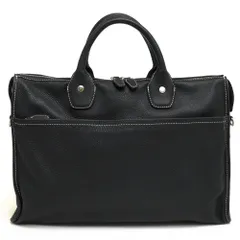 【美品】Kitamura キタムラ ビジネスバッグ 鍵付き ロゴ型押し ネイビー 65126015-1_wm.jpg