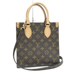 LOUIS VUITTON サックプラBB 2WAYハンドバッグ モノグラム ブラウン M45847