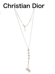 Christian Dior クリスチャンディオール キューブネックレス