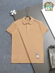 【今日WTO】BURBERRY バーバリー 徽章戦馬 微寛ポロ-RH69