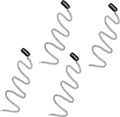 ルナリ ラインストーン ヘアクリップ 髪飾り ヘアアレンジ( 4本)